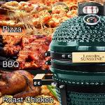 London Sunshine Portable Ceramic Charcoal BBQ Smoker