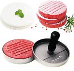 Meykers Non-Stick Burger Press with Patty Papers