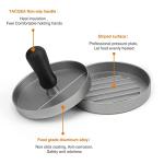 TACGEA Non-Stick Burger Press with Patty Papers