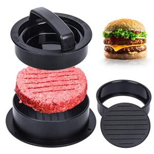 Burger Press with Patty Paper – 3 in 1 Mold