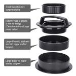Burger Press with Patty Paper – 3 in 1 Mold