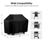 58-Inch Waterproof BBQ Grill Cover, Easy On/Off