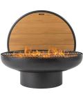 DENKOE 32 Inch Heavy Duty Fire Pit Table