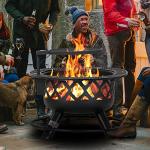 Bali Outdoors Fire Pit with Removable Cooking Grill