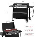 Royal Gourmet 4 Burner Propane Gas Griddle Grill