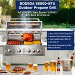 BODEGA 5-Burner 30-Inch Gas Grill Island