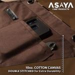 Asaya Chef BBQ Apron with Bottle Opener - Brown