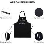 Funny Grill Master Apron for Men with Pockets