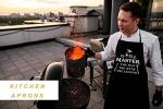 Funny Grill Master Apron for Men with Pockets