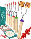 Marshmallow Roasting Sticks Set - Extra Long 6 Pack