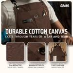 Asaya Chef BBQ Apron with Bottle Opener - Brown