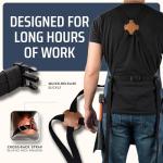 Asaya Chef BBQ Apron with Bottle Opener, Blue