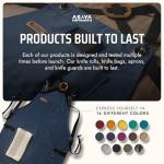 Asaya Chef BBQ Apron with Bottle Opener, Blue