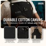 Asaya Chef BBQ Apron with Opener and Towel