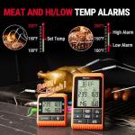 ThermoPro TP829 Wireless Meat Thermometer with 4 Probes