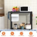 Double-Shelf Grill Table Cart for Outdoor Cooking