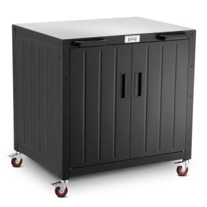Feasto Outdoor Grill Cart with Storage Cabinet