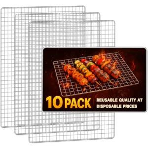 10-Piece Grill Topper Set for BBQs