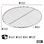 Weber 13.5-Inch Charcoal Grate for 18-Inch Grills