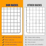 2-Pack Heavy Duty Stainless Steel Cooking Racks