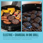 Bistro Pro Electric Grill and Charcoal Combo