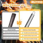 11-Piece Stainless Steel BBQ Grill Tool Set