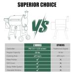 Z GRILLS Wood Pellet BBQ Smoker with PID Control