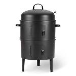 16 Inch Vertical Charcoal Smoker and BBQ Grill
