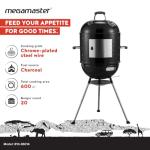 18-Inch Charcoal BBQ Smoker & Grill Combo