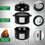 Outvita 18.5 Inch Portable Charcoal Smoker Grill