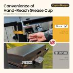 Captiva Designs 36" Gas Griddle Station, 3-Burner Flat Top