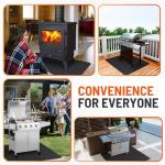Double-Sided Grill Mat for Deck Protection (48 x 30)