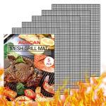 Non-Stick BBQ Grill Mats Set of 5