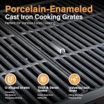 Sophia & William 4-Burner Gas BBQ Grill, Stainless Steel