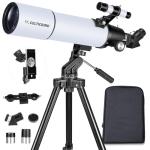 High-Powered 80x600mm Travel Telescope for Beginners