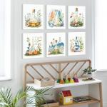 Botanical Science Canvas Art for Classroom Decor