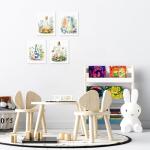Botanical Science Canvas Art for Classroom Decor