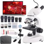 40X-2000X Binocular Microscope with LED Light