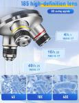 40X-2000X Binocular Microscope with LED Light