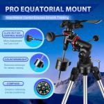 Gaterda 150EQ Newtonian Telescope for Beginners