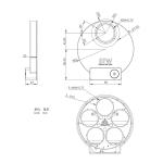 ZWO 5-Position Electronic Filter Wheel for Telescopes