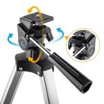 70mm Aperture Travel Telescope for Beginner Astronomers