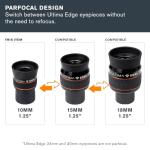 CELESTRON Ultima Edge Eyepiece - 10mm 1.25
