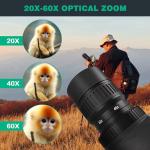 Gosky Spotting Scope 20-60x 80mm for Astronomy Beginners
