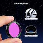 SVBONY UHC Telescope Filter: Improved Image Contrast, Minimized Light Pollution