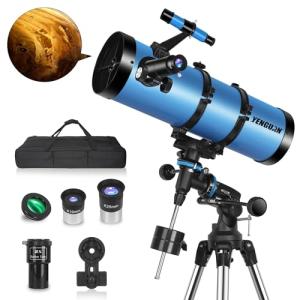 High-Powered Reflector Telescope for Beginners with Accessories