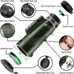 Compact High-Power Monocular Telescope for Adults