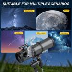 Aurosports High-Powered Telescope for Stargazing Beginners
