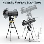 Aurosports High-Powered Telescope for Stargazing Beginners