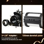SVBONY SV48P Telescope: 90mm Aperture for Beginner Astronomy
